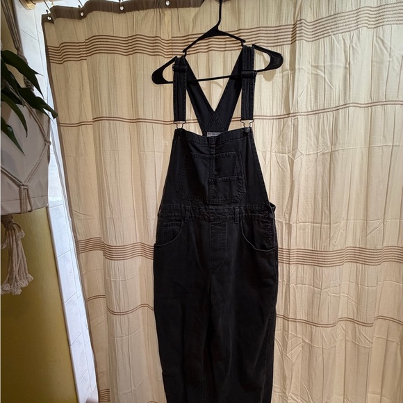 Denim - We The Free Women's Black Ziggy Denim Overalls